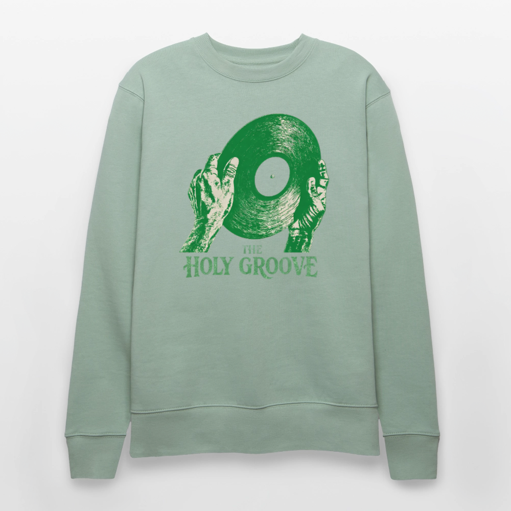 The Holy Groove, Ekologisk sweatshirt CHANGER unisex från Stanley/Stella - ljus grågrön