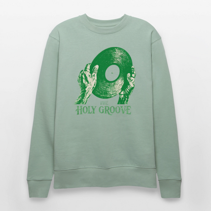 The Holy Groove, Ekologisk sweatshirt CHANGER unisex från Stanley/Stella - ljus grågrön