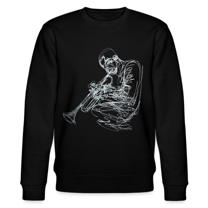 Contours of Jazz, Ekologisk sweatshirt CHANGER unisex från Stanley/Stella - svart