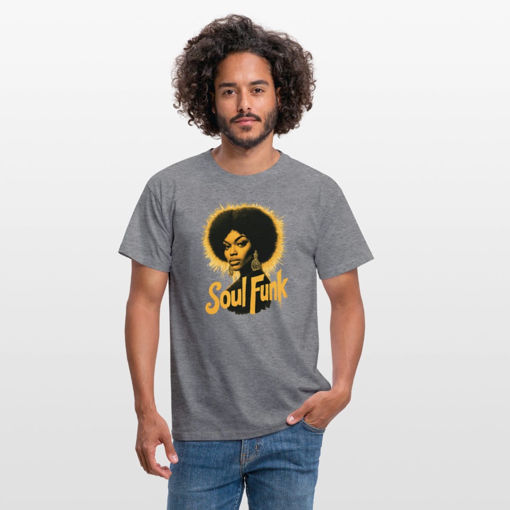 Soul Funk, T-shirt herr - grafitmelerad