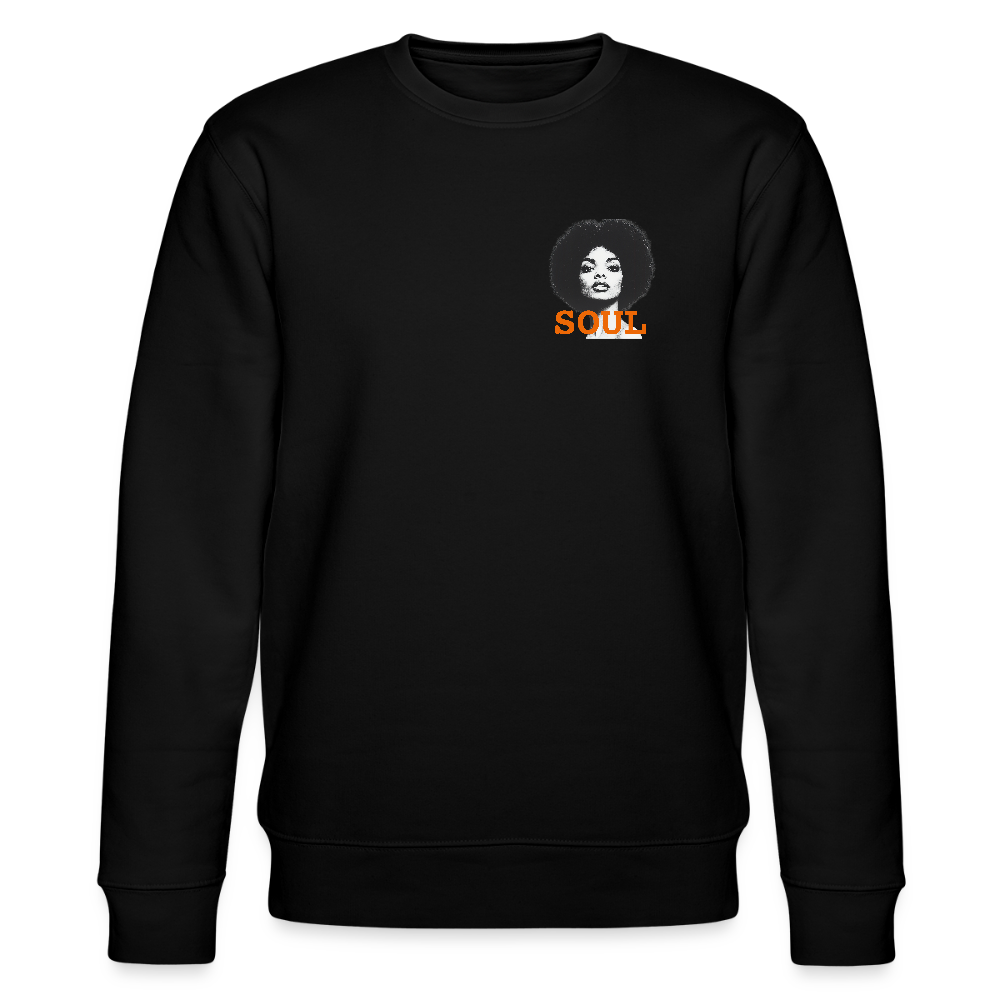 SOUL PWR, Ekologisk sweatshirt CHANGER unisex från Stanley/Stella - svart