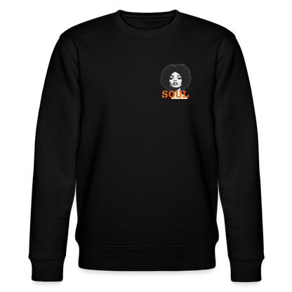 SOUL PWR, Ekologisk sweatshirt CHANGER unisex från Stanley/Stella - svart