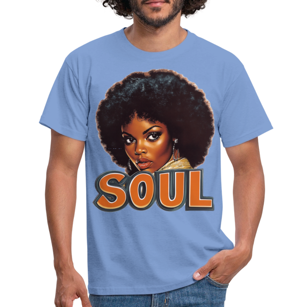 Soulful Vibes, T-shirt herr - carolina blue