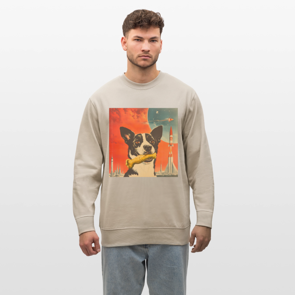 Stjärnorna Nära, Ekologisk sweatshirt CHANGER unisex från Stanley/Stella - beige