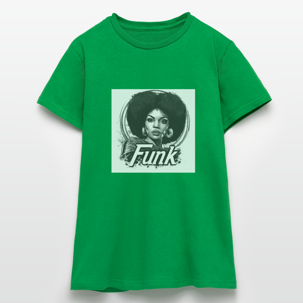 Funk Queen: Power in Motion, T-shirt dam - kellygrön