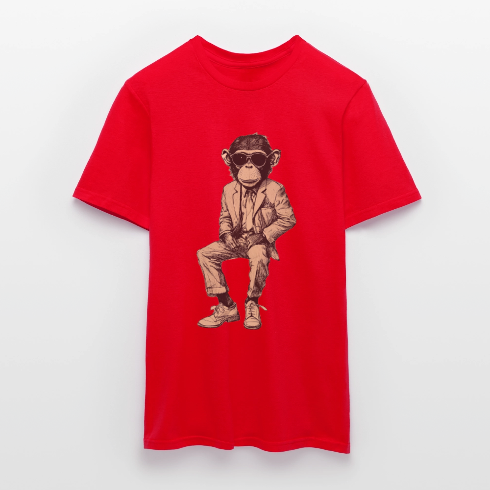 Mod Monkey, T-shirt herr - röd