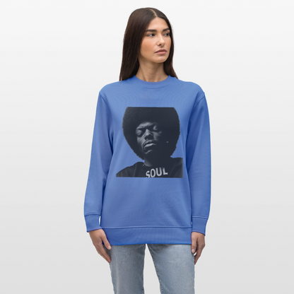 Where Soul Lives, Ekologisk sweatshirt CHANGER unisex från Stanley/Stella - blå