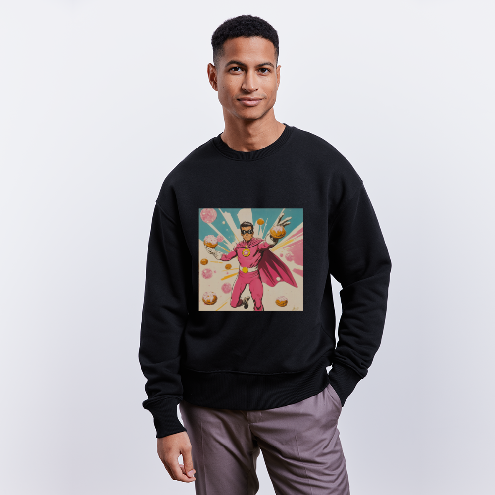 Frosting-Fury, Ekologisk oversizetröja RADDER unisex från Stanley/Stella - svart
