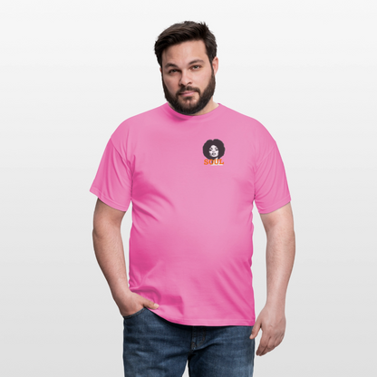T-shirt unisex - Litet brösttryck - Litet brösttryck - rosa