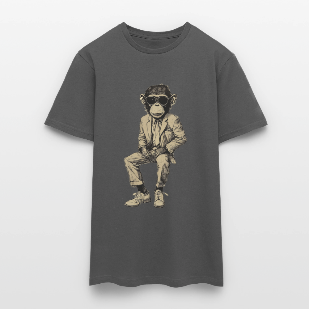 Mod Monkey, T-shirt herr - kolgrå