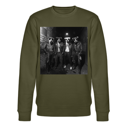 Barking Riot, Ekologisk sweatshirt CHANGER unisex från Stanley/Stella - kaki