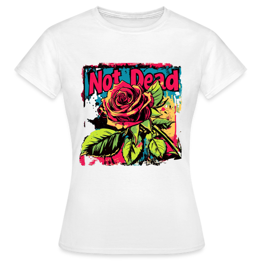 Den Eviga Rosen, T-shirt dam - vit