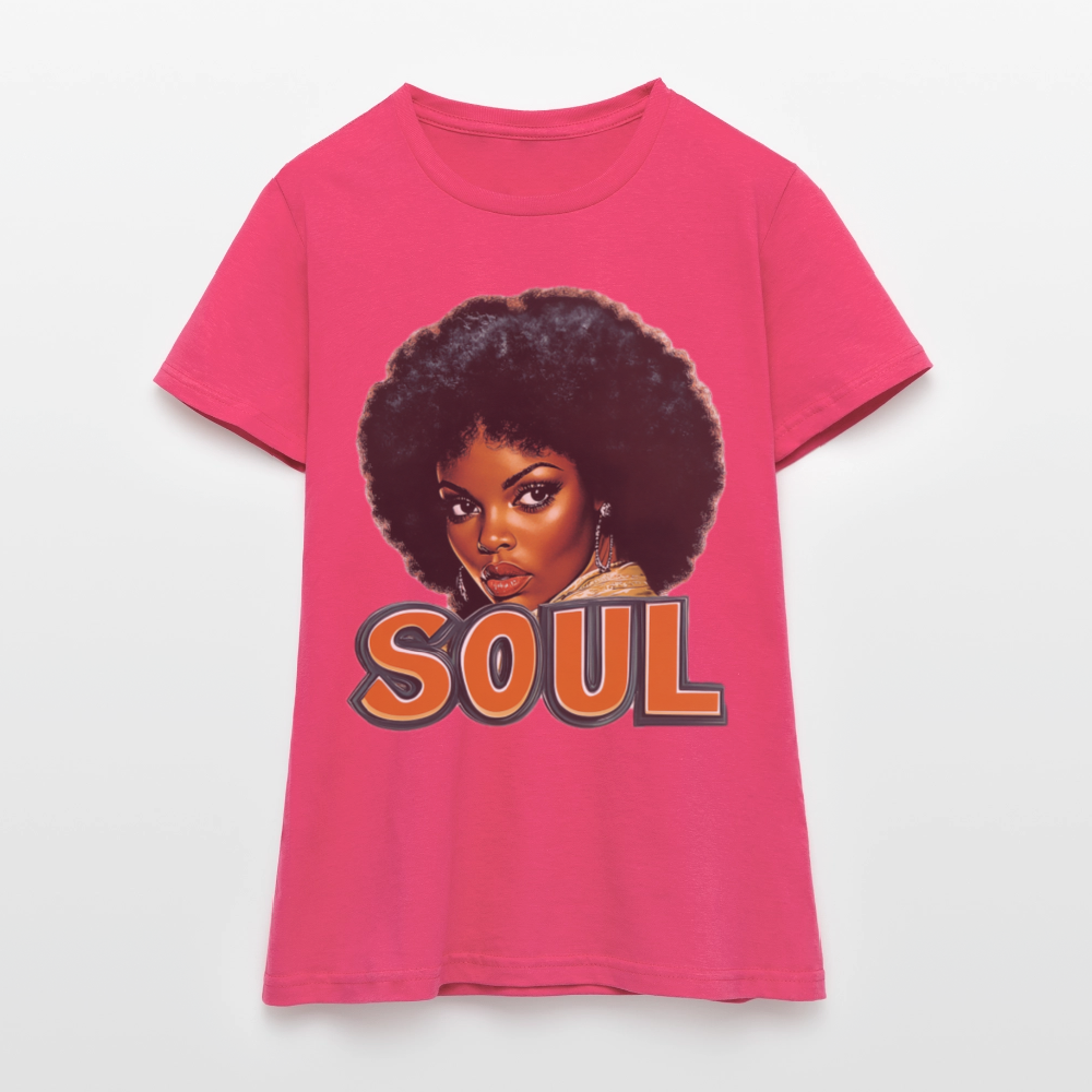 Soulful Vibes, T-shirt dam - azalea