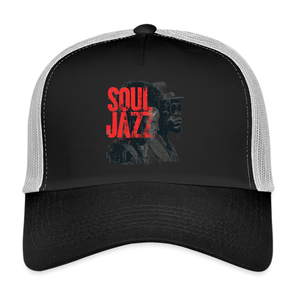 The Essence of Soul Jazz, Trucker Cap - svart/stengrå