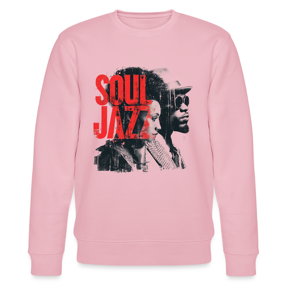The Essence of Soul Jazz, Ekologisk sweatshirt CHANGER unisex från Stanley/Stella - ljusrosa