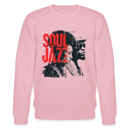The Essence of Soul Jazz, Ekologisk sweatshirt CHANGER unisex från Stanley/Stella - ljusrosa