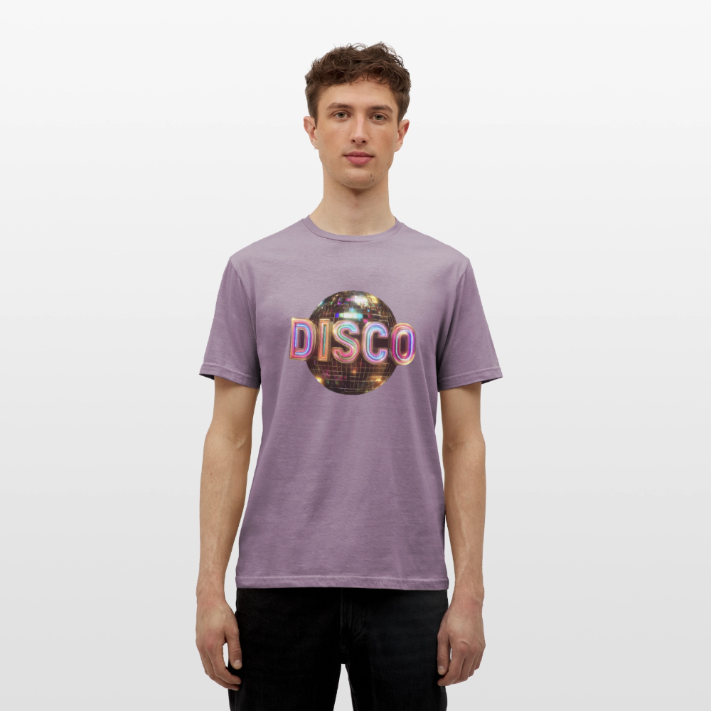 Disco Dreamscape, T-shirt herr - lilagrå 