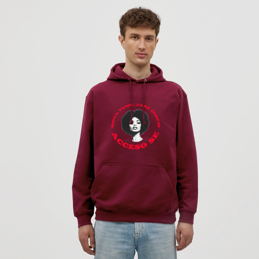 Where Music Lives – Powered by Acceso Family, Luvtröja unisex - bordeaux