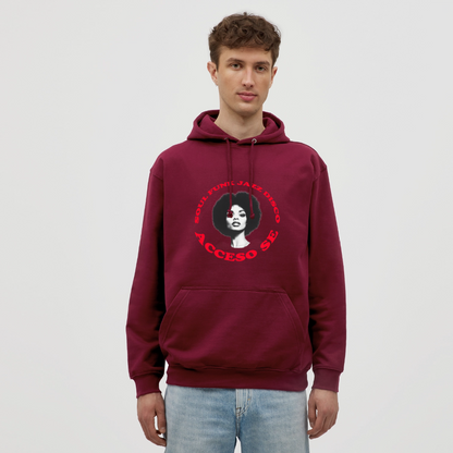 Where Music Lives – Powered by Acceso Family, Luvtröja unisex - bordeaux