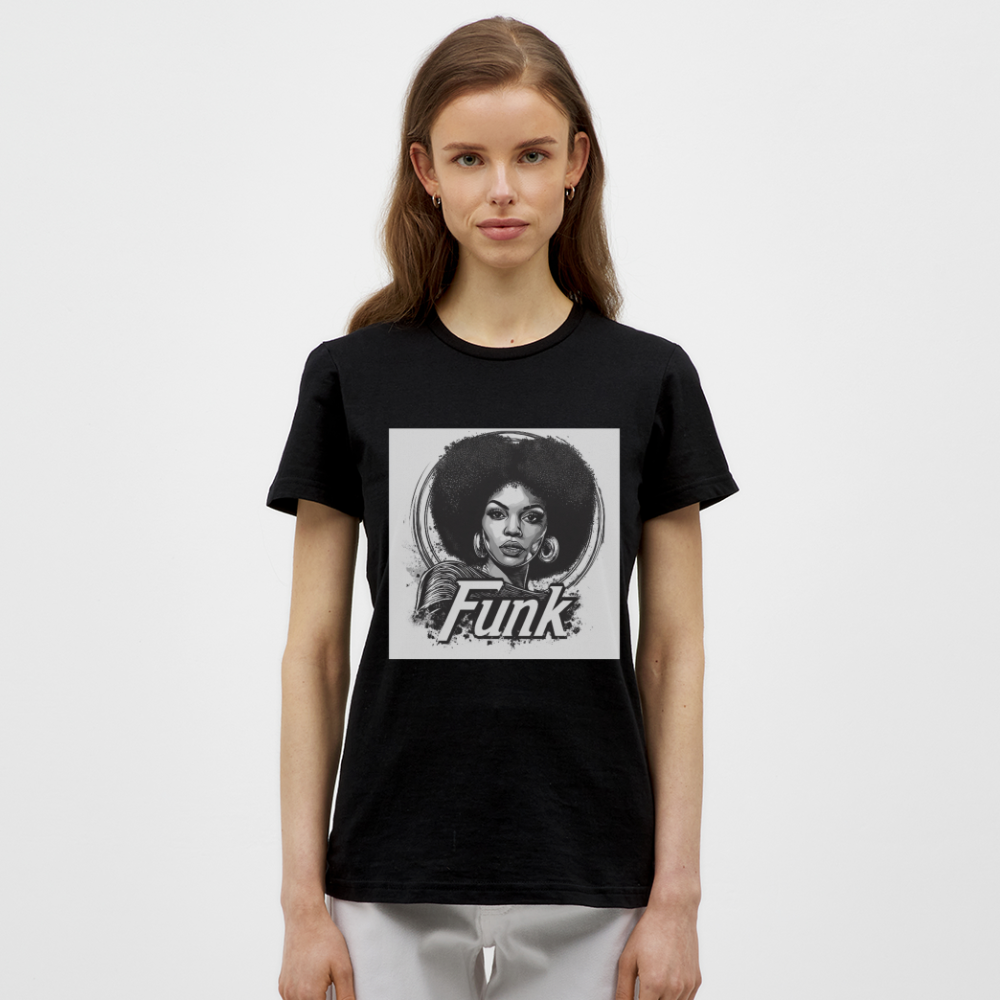 Funk Queen: Power in Motion, T-shirt dam - svart