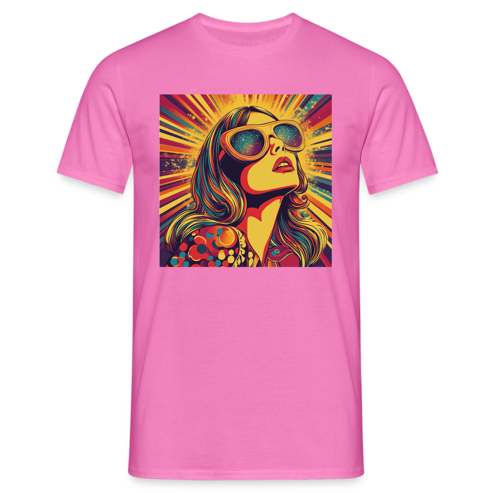 Disco Fever, T-shirt herr - rosa