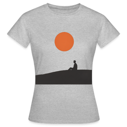 Under the sun, T-shirt dam - gråmelerad