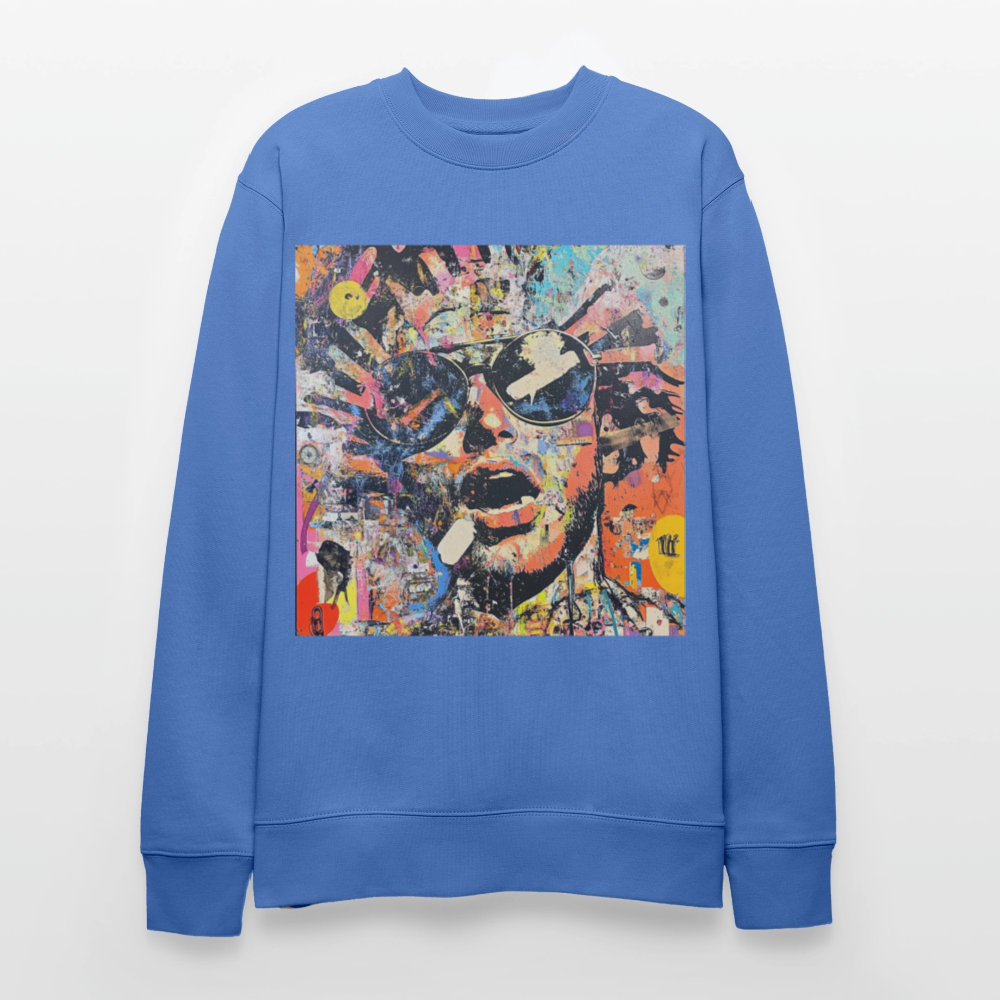 Cosmic Soul Groove, Ekologisk sweatshirt CHANGER unisex från Stanley/Stella - blå