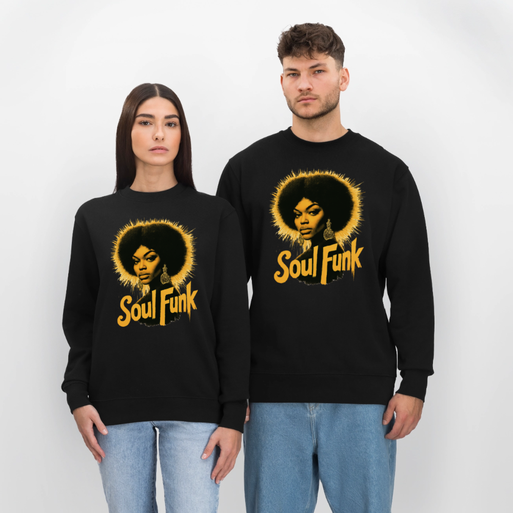 Soul Funk, Ekologisk sweatshirt CHANGER unisex från Stanley/Stella - svart