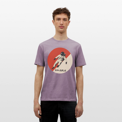 Space Dance, T-shirt unisex - lilagrå 