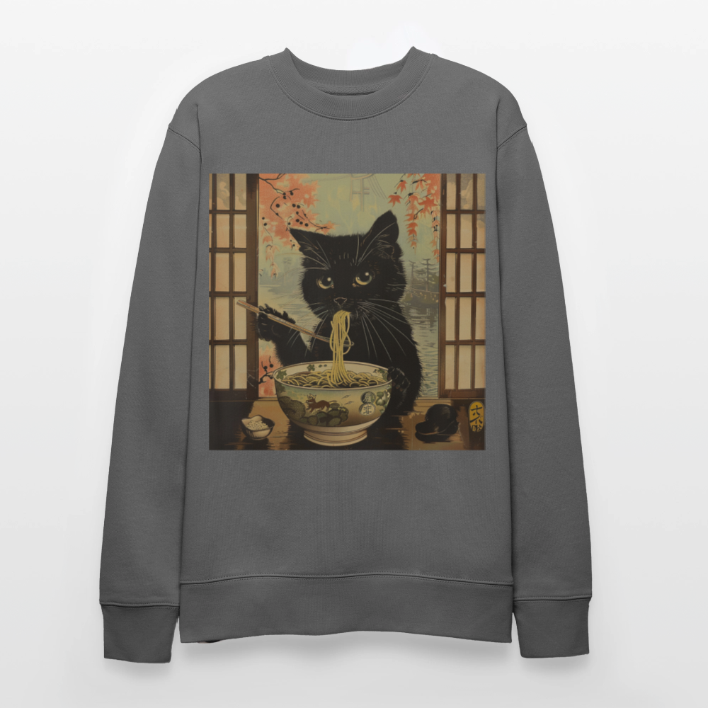 Ramenkatt, Ekologisk sweatshirt CHANGER unisex från Stanley/Stella - kolgrå