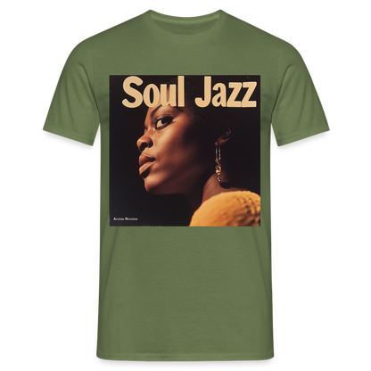 Acceso's Soul Groove: Jazz with a Beat, T-shirt herr - Militärgrön