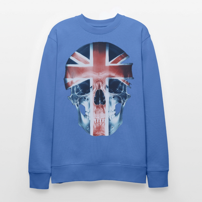 God Save the Skull, Ekologisk sweatshirt CHANGER unisex från Stanley/Stella - blå