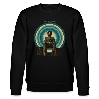 The Creator Has a Free Jazz Plan, Ekologisk sweatshirt CHANGER unisex från Stanley/Stella - svart