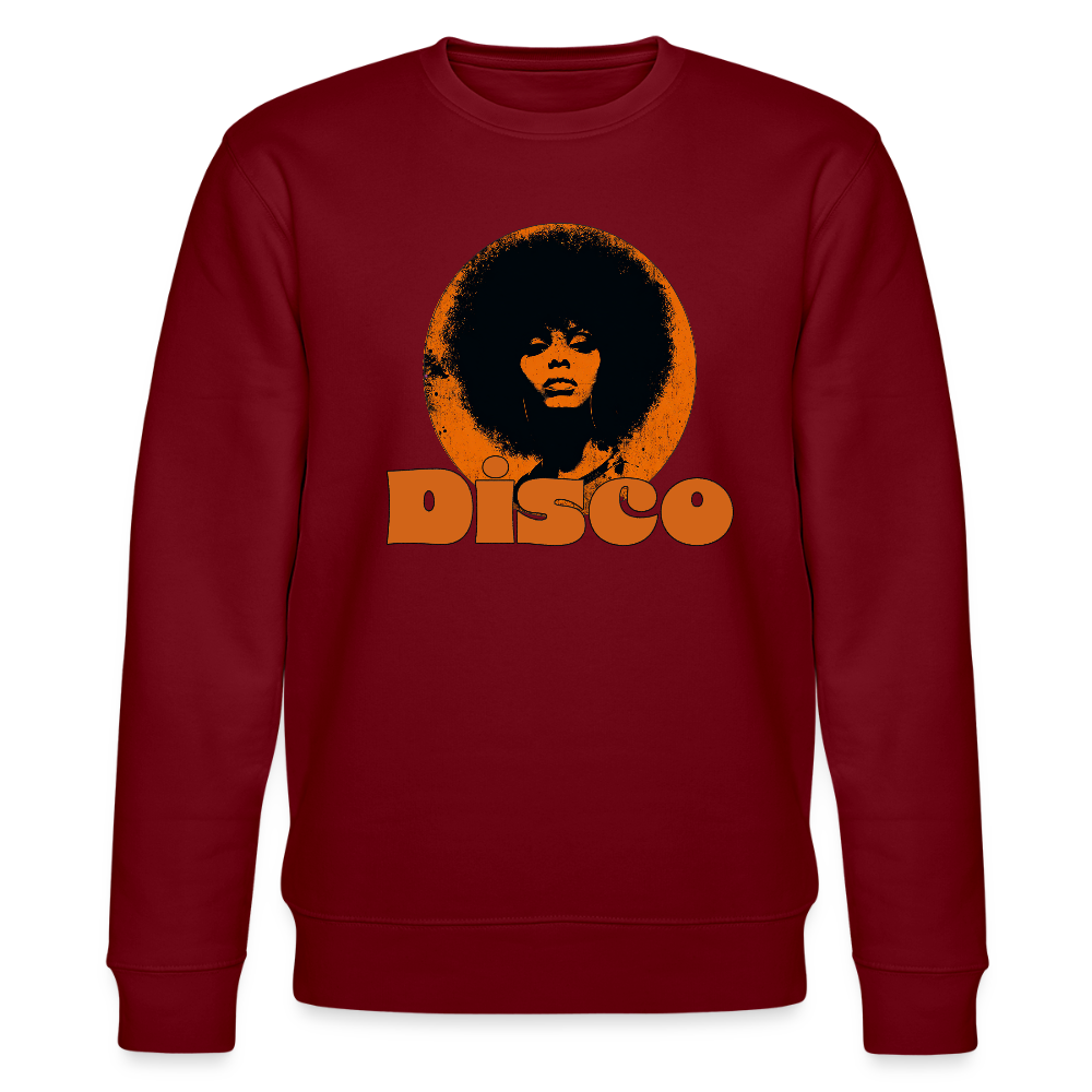 Disco Inferna, Ekologisk sweatshirt CHANGER unisex från Stanley/Stella - vinröd