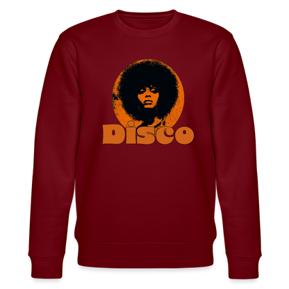 Disco Inferna, Ekologisk sweatshirt CHANGER unisex från Stanley/Stella - vinröd