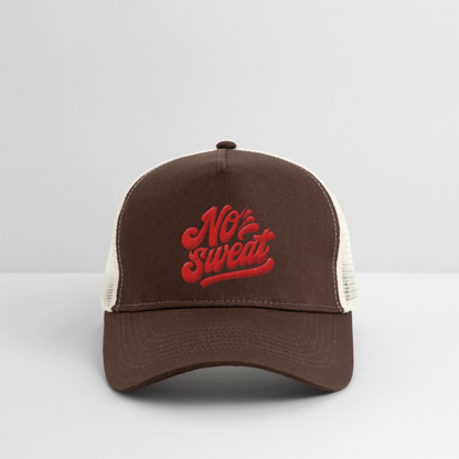 No Sweat, Trucker Cap - brun/beige