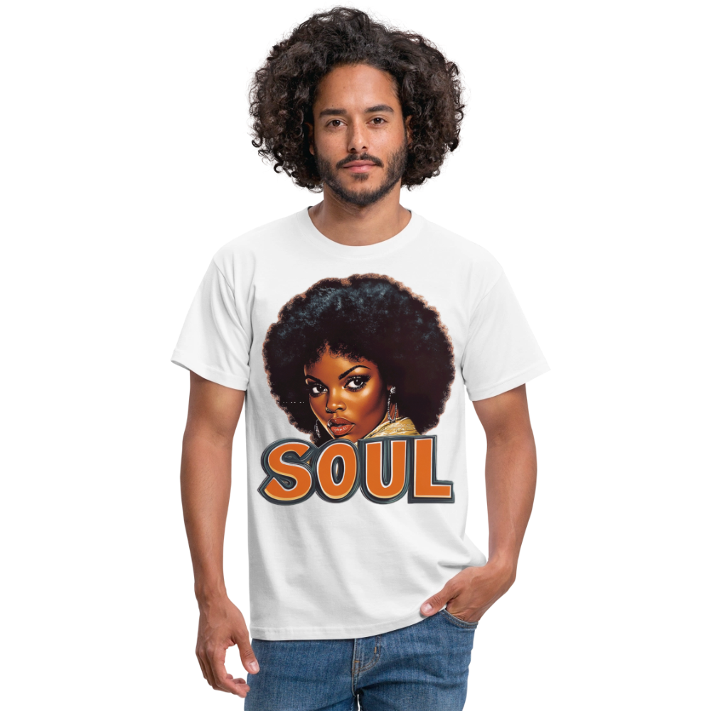 Soulful Vibes, T-shirt herr - vit