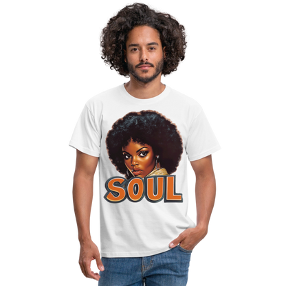 Soulful Vibes, T-shirt herr - vit