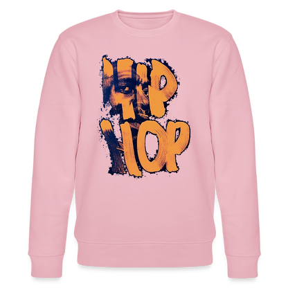 Raised on Boom Bap, Ekologisk sweatshirt CHANGER unisex från Stanley/Stella - ljusrosa