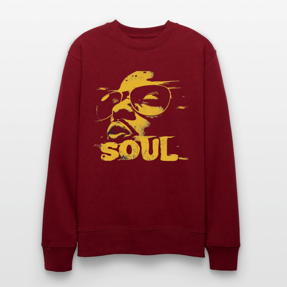 Funky Soul, Ekologisk sweatshirt CHANGER unisex från Stanley/Stella - vinröd