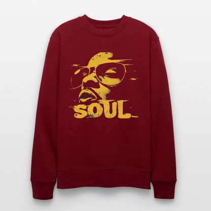 Funky Soul, Ekologisk sweatshirt CHANGER unisex från Stanley/Stella - vinröd