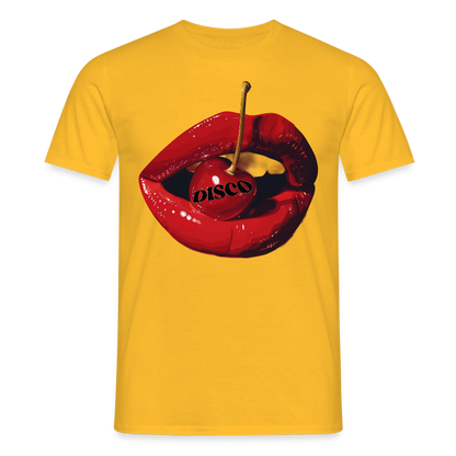 Taste of Disco, T-shirt unisex - gul