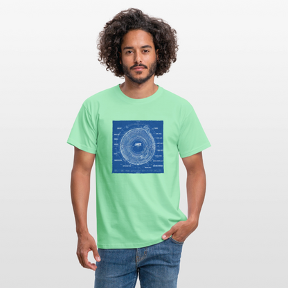 Kind of Blueprint, T-shirt unisex - mintgrøn