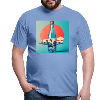 Stillhet i glas, T-shirt herr - carolina blue