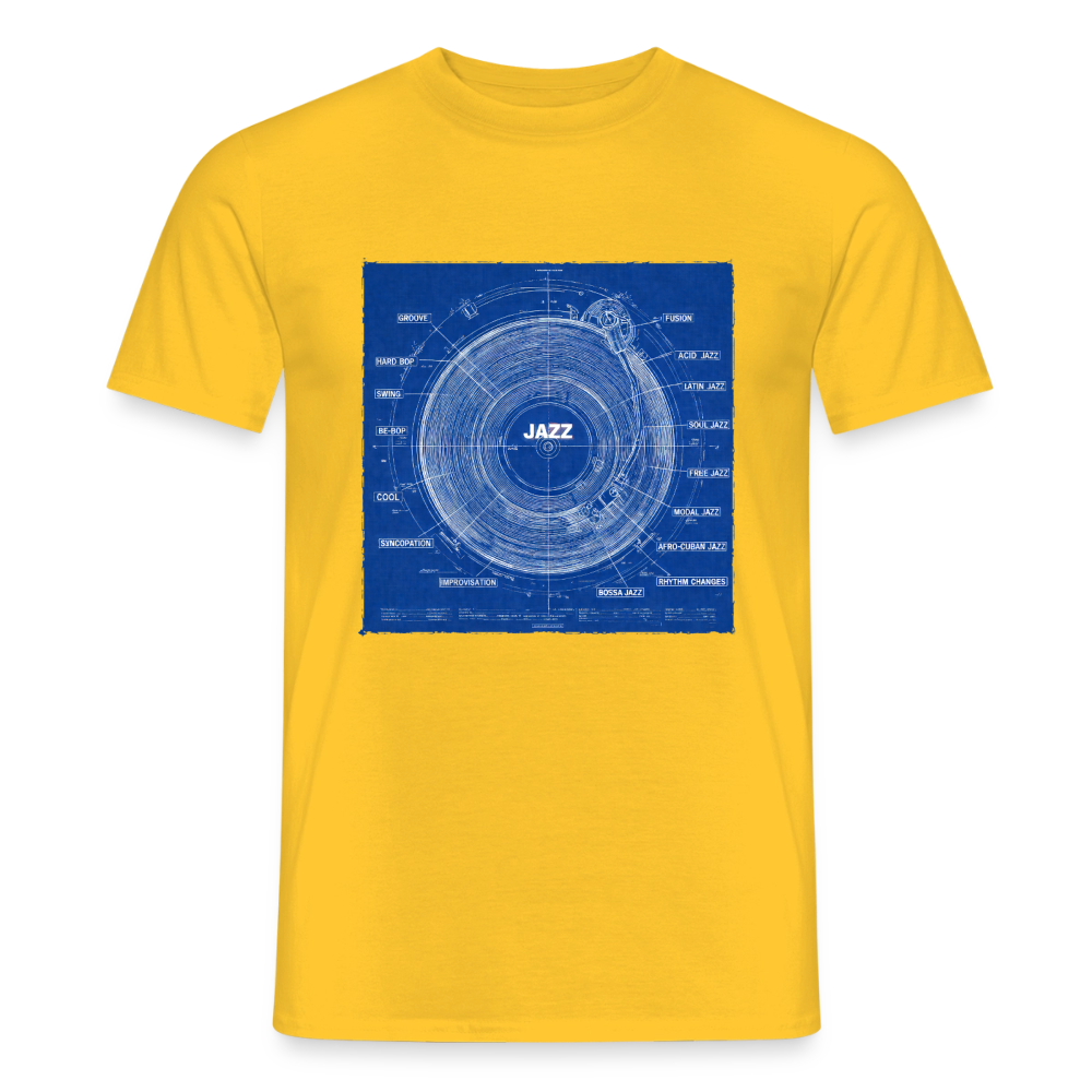Kind of Blueprint, T-shirt unisex - gul