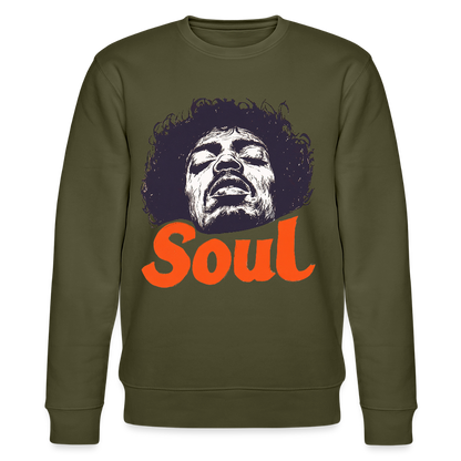 A Soul Awakening, Ekologisk sweatshirt CHANGER unisex från Stanley/Stella - kaki