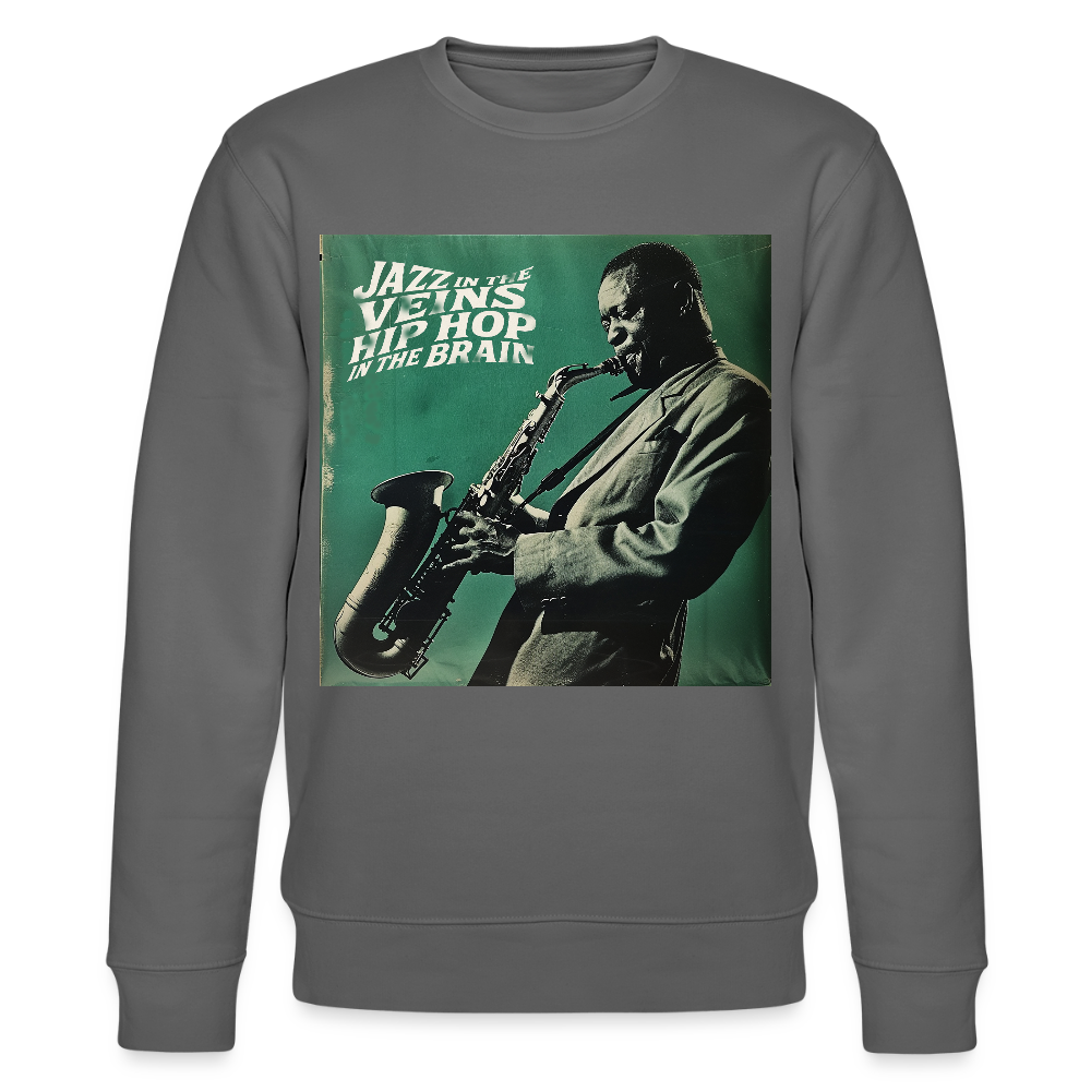 Groove in the Mind, Ekologisk sweatshirt CHANGER unisex från Stanley/Stella - kolgrå