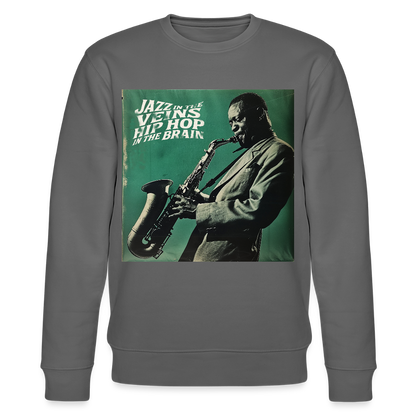 Groove in the Mind, Ekologisk sweatshirt CHANGER unisex från Stanley/Stella - kolgrå
