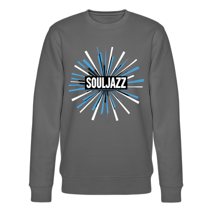 Jazz Meets Soul, Ekologisk sweatshirt CHANGER unisex från Stanley/Stella - kolgrå