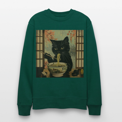 Ramenkatt, Ekologisk sweatshirt CHANGER unisex från Stanley/Stella - skogsgrön